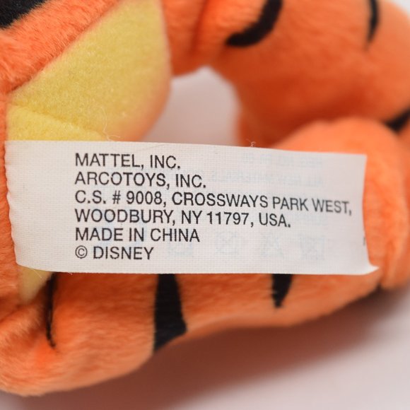 Disney Mattel Holiday Eeyore Tigger Antler Santa Hat Tags Christmas Plush Pooh - Picture 12 of 16